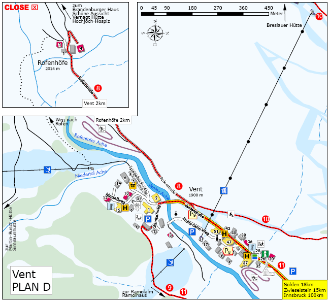 ORTSPLAN VENT - ZWIESELSTEIN